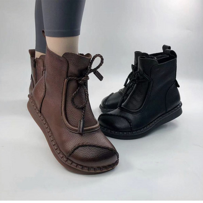 【35-40】43%off-👢2024 Ženske retro cipele od meke kože za ranu jesen -3747095