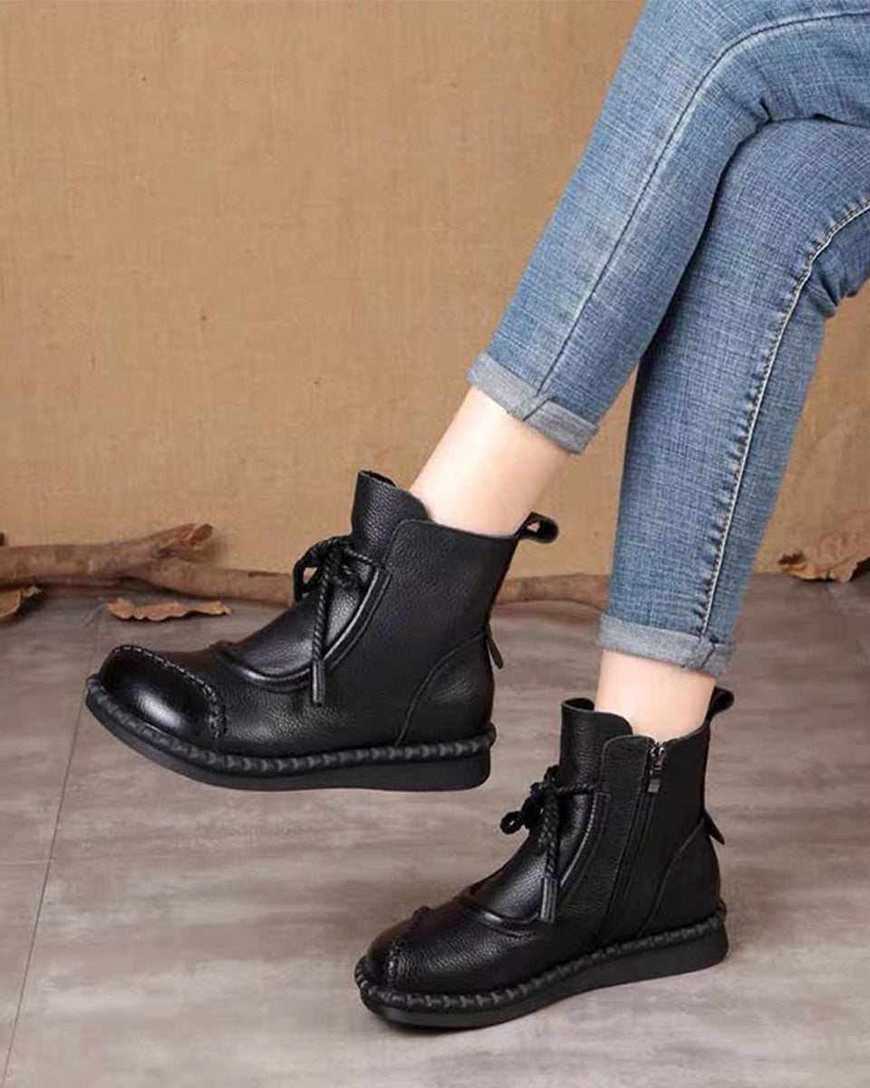 【35-40】43%off-👢2024 Ženske retro cipele od meke kože za ranu jesen -3747095