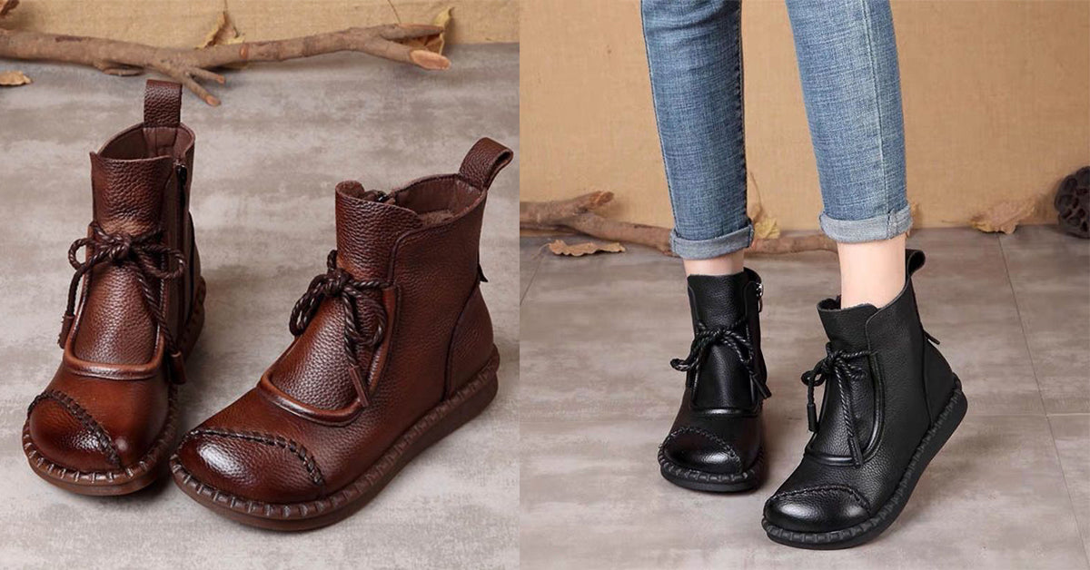 【35-40】43%off-👢2024 Ženske retro cipele od meke kože za ranu jesen -3747095